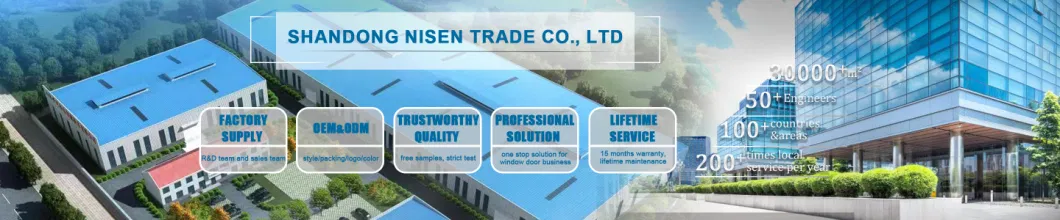 Nisen Factory Price Hot Sale Product HD07 UPVC Window Door Aluminum Hardware Casement Outward Window Handle