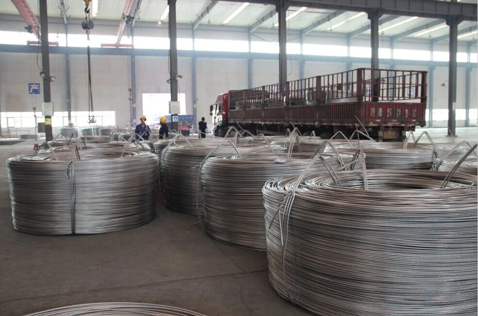 99.7% Purity 9.5mm Aluminium Wire Rod for Transmission Power Station