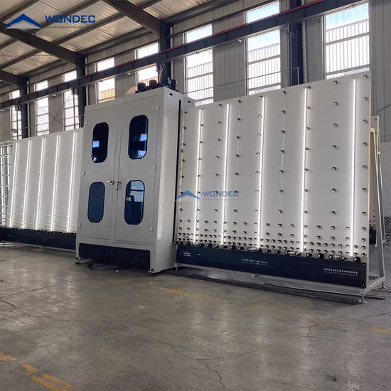 Automatic 2800mm Vertical Online Gas Filling Vacuum Insulating Double Glazing Glass Production Line Machine